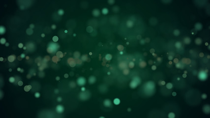 abstract background with bokeh defocused lights and shadow. 3d render