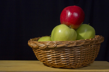 Apples in the basket
