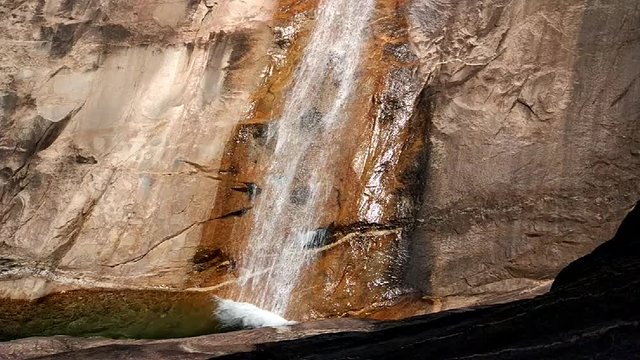Slow motion video of Jiulong waterfall in Huangshan, Anhui, China