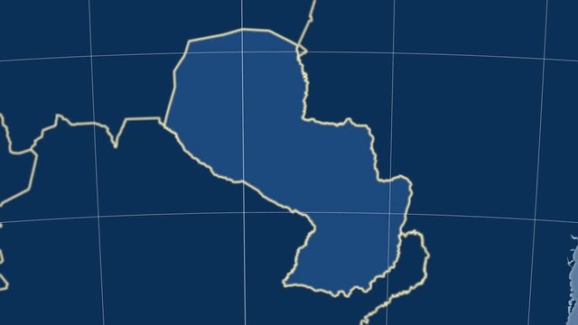 Paraguay and neighborhood. Solids