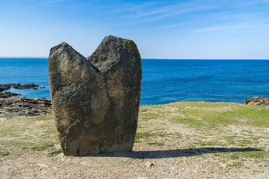 Strandwanderung in Quiberon in der Bretagne