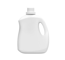 Blank laundry detergent bottle
