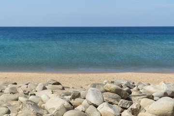 Strandwanderung in Quiberon in der Bretagne