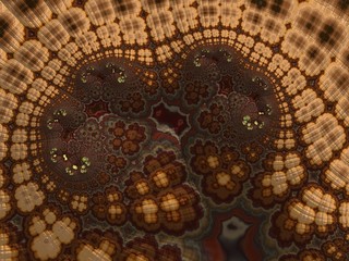 Fractal created based on the data. It is a mix of tundra,  pine forests and many other plants. Organic structure of the ornament resembles the natural conditions of the world