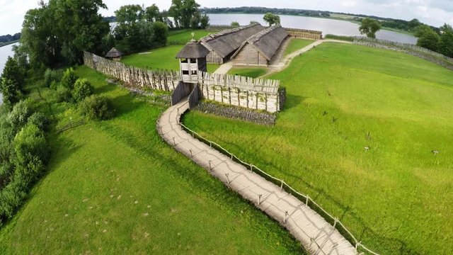 Old Archaeological site - Biskupin, Poland
