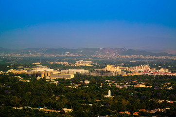 Panorama of Islamabad, Pakistan