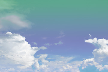 soft cloud and sky with pastel gradient color for background backdrop - 168962416