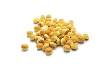 rice japanese snack isolated on white background