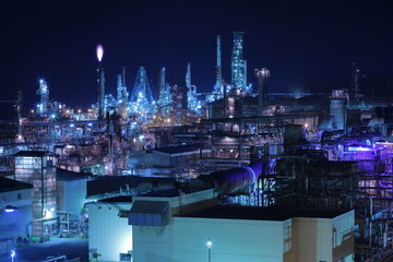 Naklejka premium Muroran night view