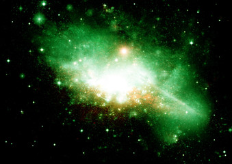 galaxy in a free space