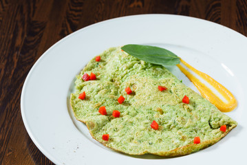 spinach omelette