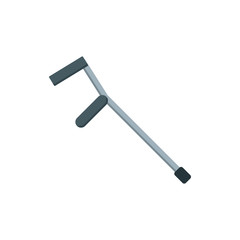 crutches color icon