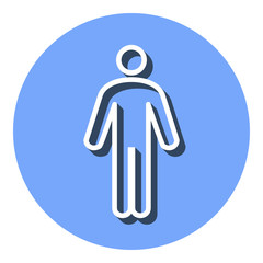 Man - vector icon.
