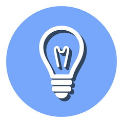 Lamp - vector icon.
