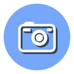 Photo - vector icon.