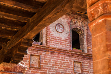 Fototapeta na wymiar Il borgo storico di Castell'Arquato, Piacenza, Emilia Romagna, Italia