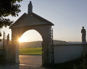 Friedhof Eingang in Einsiedeln