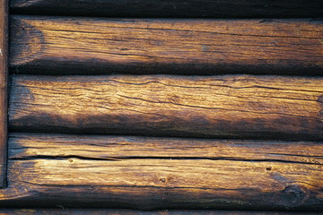 Textur - Holzwand einer Stabkirche 