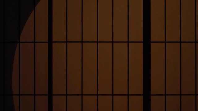 丸障子のあかり