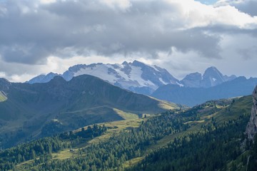 beautiful mountain landscape of Dolomites