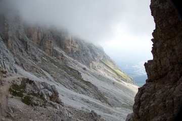 beautiful mountain landscape of Dolomites