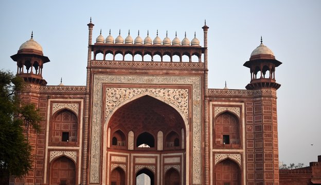 The Great gate (Darwaza-i rauza) Taj Mahal Agra India