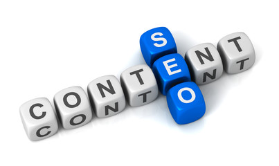 seo cubes concept  3d illustration