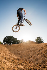 Fototapeta premium BMX Bike Stunt Table Top