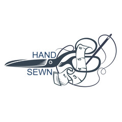 Scissors and sewing accessories illustration