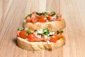 Italian Bruschetta Appetizer