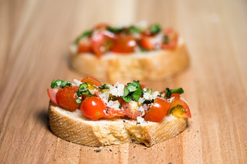 Italian Bruschetta Appetizer