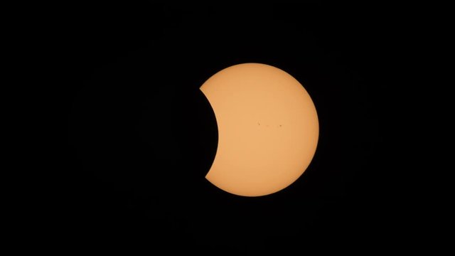 4K Solar Eclipse Nearing Completion 1