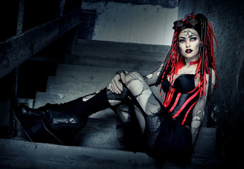 Cyber Goth Girl - Gothic - 168979831