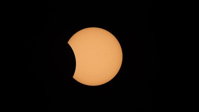 4K Solar Eclipse Nearing Completion 2