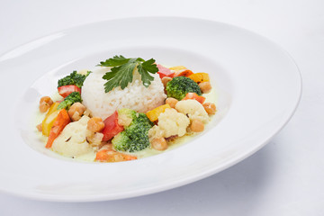 rice with vegetables