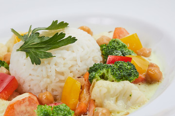 rice with vegetables