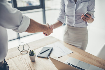 Couple working in office