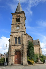 Fototapeta na wymiar Eglise de Lapleau (Corrèze)