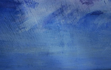 Painting of the wooden surface, a palette of the paints, an abstraction