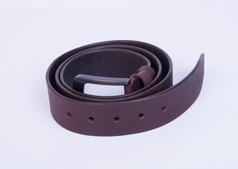 belt or belt for men on background.