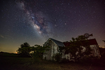 Farm House at night