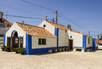 Capela de Sao Lourenco (St Lawrence Chapel) in Azenhas do Mar (Colares, Sintra, Portugal)