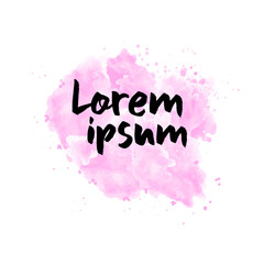 vector watercolor background