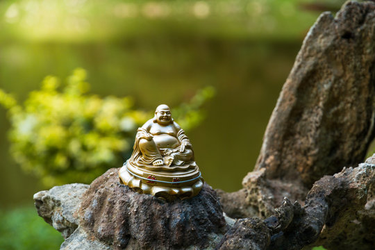 Golden small Buddha