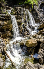 Fototapeta na wymiar waterfalls in farchant