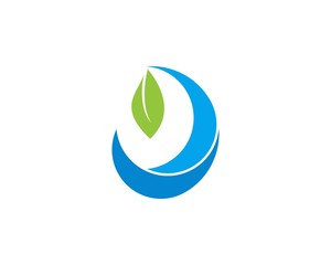 Water Growing Plant Logo