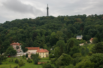 Torre panoramica di Petrin a Praga in Repubblica Ceca