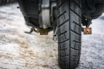 Tire Tread on Scooter