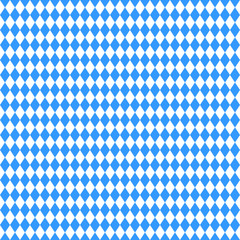 Seamless abstract geometric Oktoberfest and Bavarian flag pattern. Vector illustration for October festival, traditional blue and white background colors. For banner, print, promotion, flyer, poster
