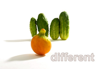 Being different - diverse cucumbers